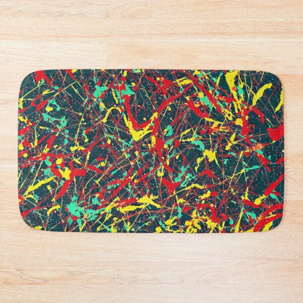 Item preview, Jackson Pollock inspired style oil painting  designed and sold by BubbleCrumbs.