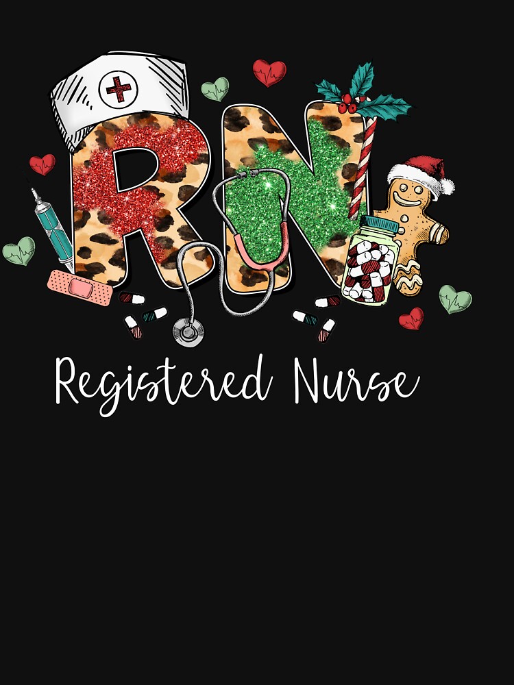 Discover Registered Nurse Funny RN Christmas Classic T-Shirt