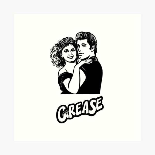 Frenchy Danny & Sandy From Grease Movie 5x7 Art -  Ireland