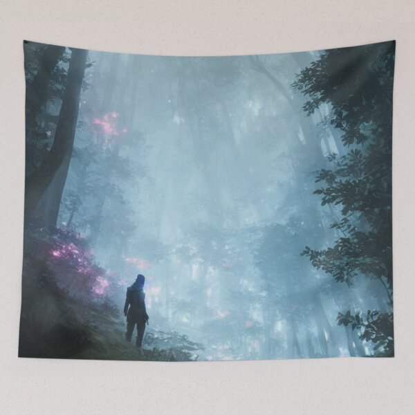 Item preview, Examining The Neon Pink Forest designed and sold by DesignerKin.