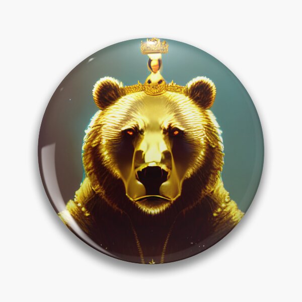 Item preview, golden bear designed and sold by LandAiBubble.