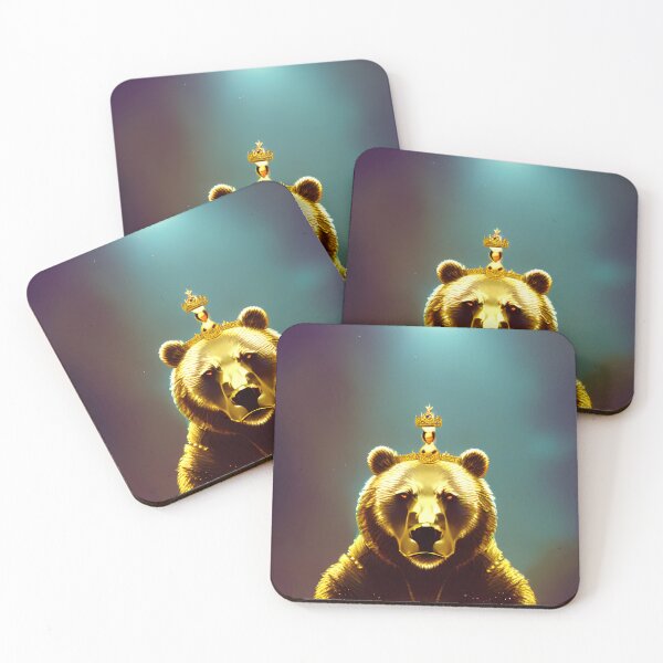 Item preview, golden bear designed and sold by LandAiBubble.