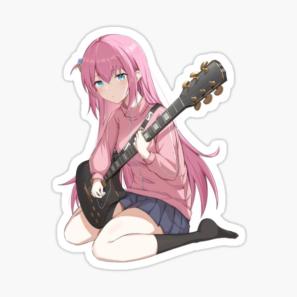 Bocchi the Rock Vinyl Sticker Hitori Gotou Slime Chibi -  Portugal