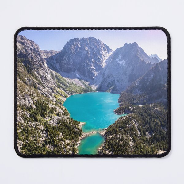 Item preview, Colchuck Lake Aerial View in Leavenworth Washington designed and sold by Open Range Studios.