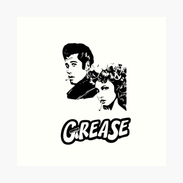 Frenchy Danny & Sandy From Grease Movie 5x7 Art -  Ireland