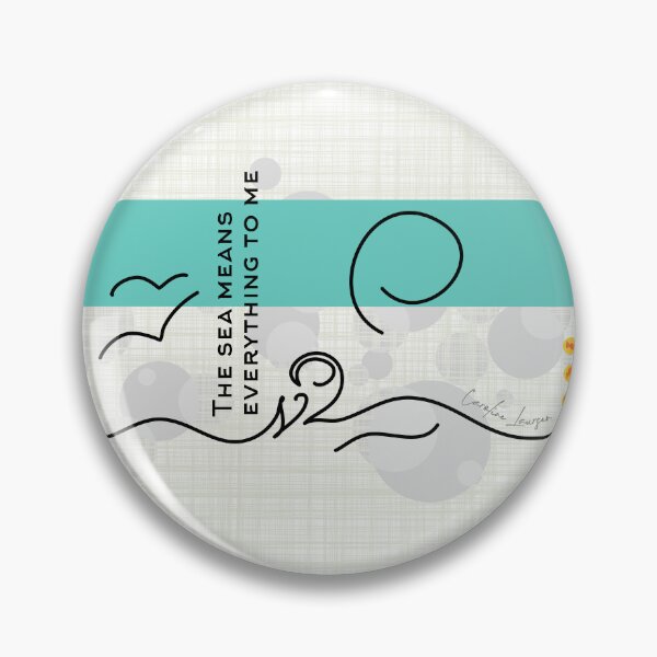 Item preview, Wild open water swimming, winter bathers. The sea means everything to me fun for swimmer lovers. Caroline Laursen Original designed and sold by Caroline Laursen.