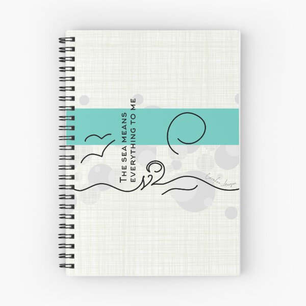 Item preview, Wild open water swimming, winter bathers. The sea means everything to me fun for swimmer lovers. Caroline Laursen Original designed and sold by Caroline Laursen.