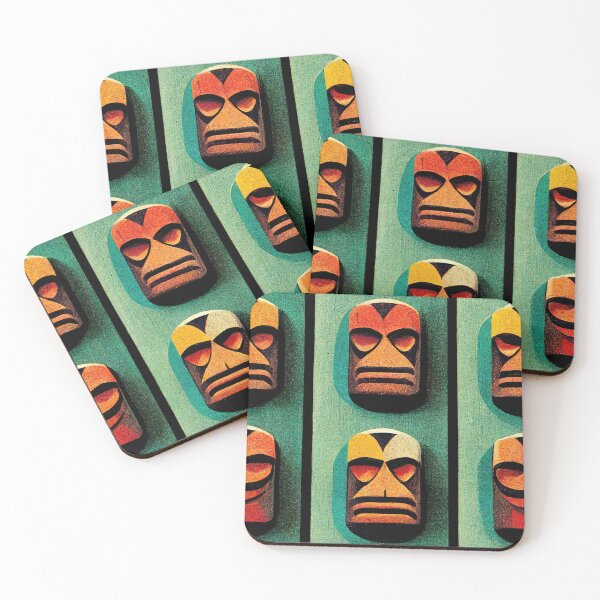 Item preview, Wall of Tikis designed and sold by MogMogShack.