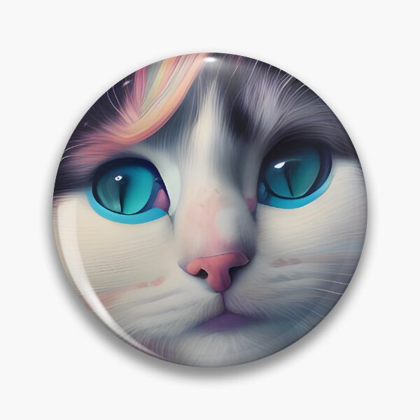 Item preview, Long Haired Cat - Modern Digital Art designed and sold by Ai-michiart.