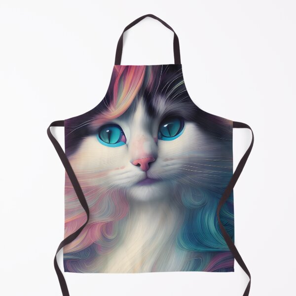 Item preview, Long Haired Cat - Modern Digital Art designed and sold by Ai-michiart.