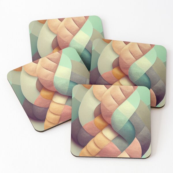Item preview, Soft pattern in pastel colors forming waves designed and sold by raulmaler.