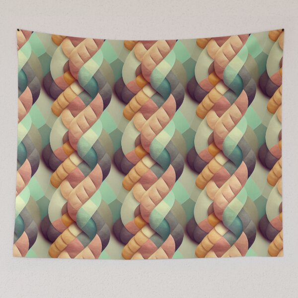 Item preview, Soft pattern in pastel colors forming waves designed and sold by raulmaler.