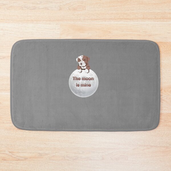 Item preview, the moon is mine beautiful cute dog  designed and sold by Designer Forever ⭐⭐⭐⭐⭐.
