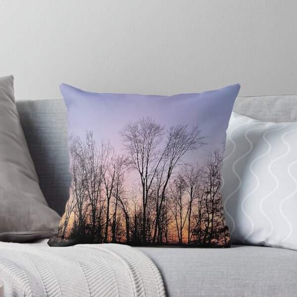 Item preview, Late Autumn Early Winter Sunset w/ Trees designed and sold by CJRPics.