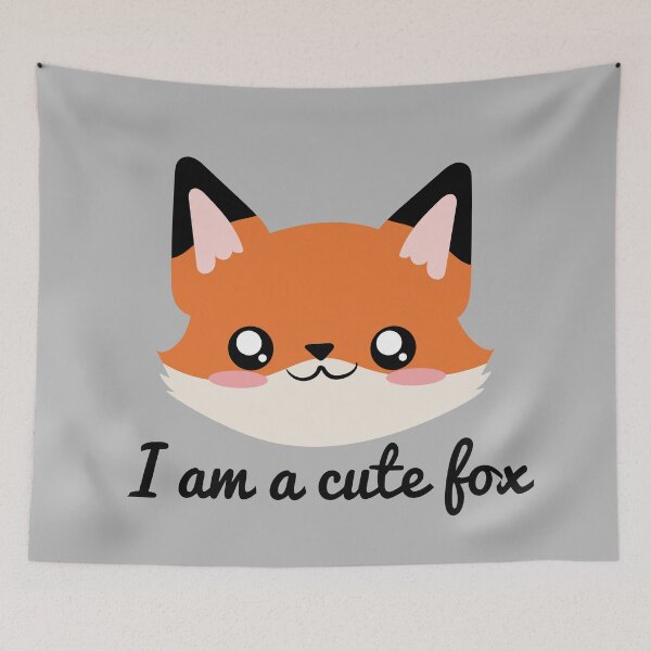 Item preview, lovely fox designed and sold by yessebel.