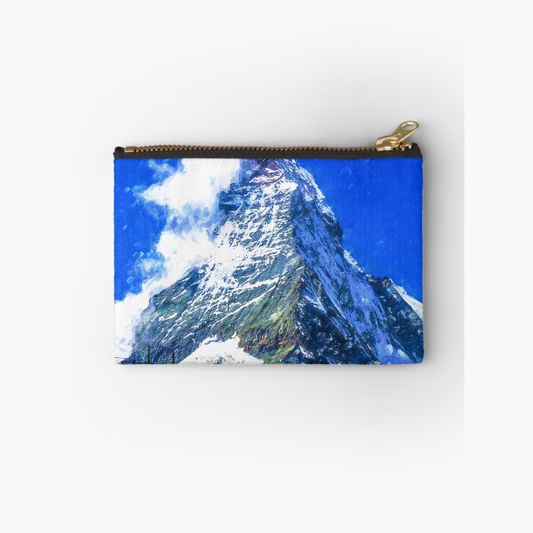Item preview, Matterhorn Mountain Switzerland Zermatt, European Swiss Alps Mountains, Winter Matterhorn Landscape Oil Paint, Switzerland Highest Peak designed and sold by Paintcorner.