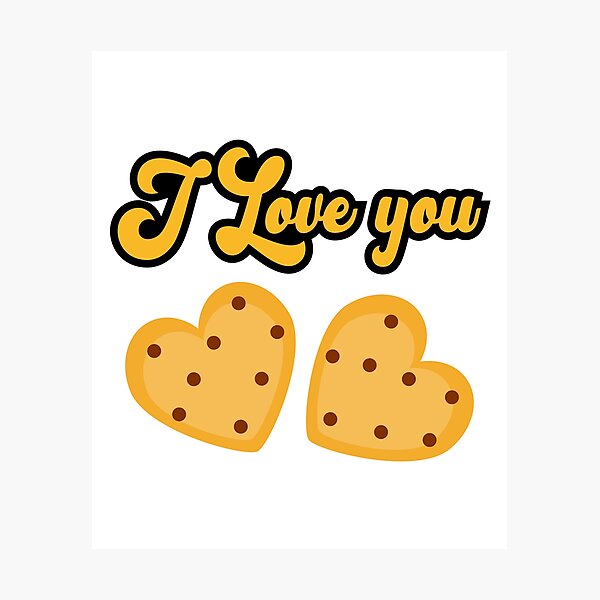 Item preview, funny I Love Chocolate Chip Cookies and Oatmeal Chocolate Chip Cookies  designed and sold by ABDFRTRENDS ⭐⭐⭐⭐⭐.
