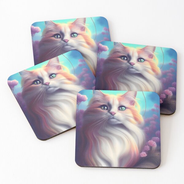 Item preview, Gato pelo largo - Arte digital moderno designed and sold by Ai-michiart.