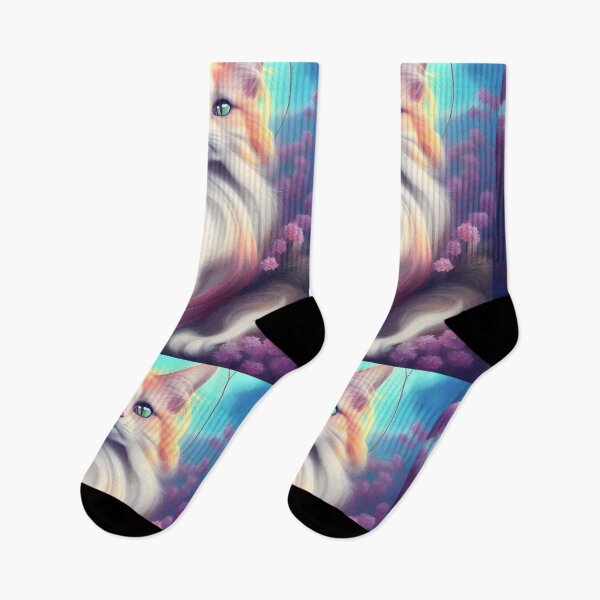 Item preview, Long Haired Cat - Modern Digital Art designed and sold by Ai-michiart.