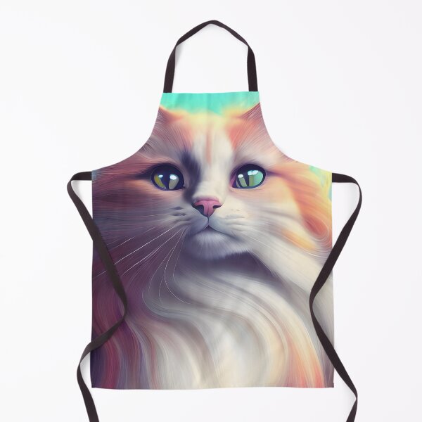 Item preview, Long Haired Cat - Modern Digital Art designed and sold by Ai-michiart.