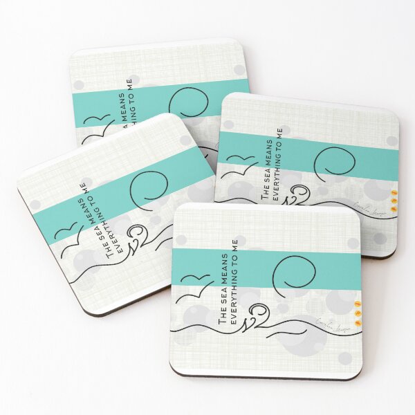 Item preview, Wild open water swimming, winter bathers. The sea means everything to me fun for swimmer lovers. Caroline Laursen Original designed and sold by Caroline Laursen.