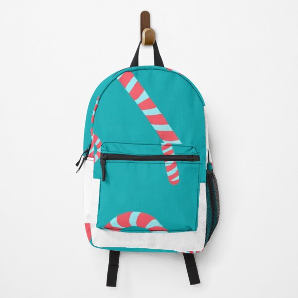 Candy Cane Christmas Theme Backpack