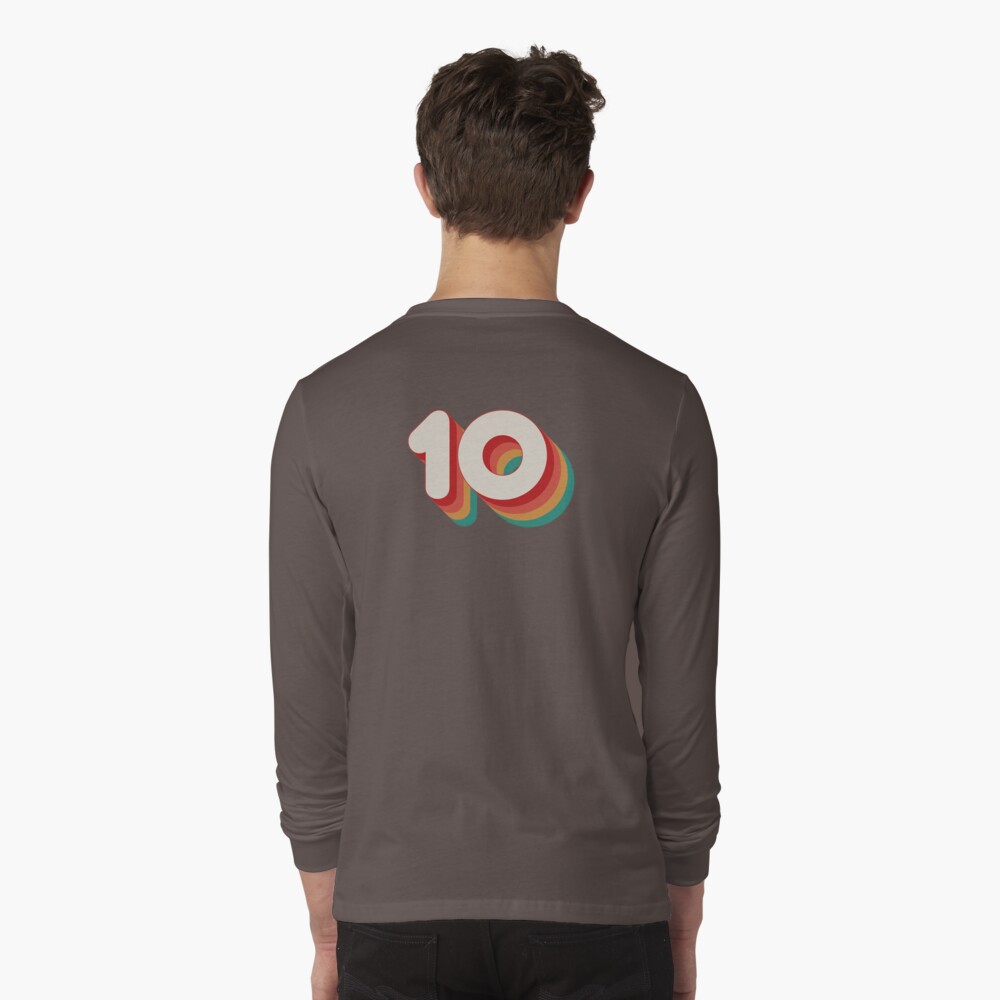 rsclvisual DM Number 10 Long Sleeve T-Shirt