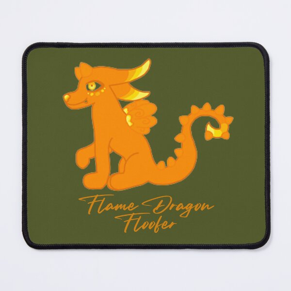 Item preview, Flame Dragon Floofer by Mackenna Originals designed and sold by orangepopdes.