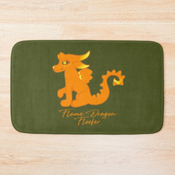 Item preview, Flame Dragon Floofer by Mackenna Originals designed and sold by orangepopdes.