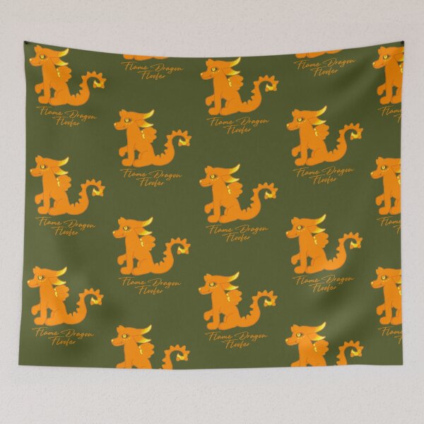 Item preview, Flame Dragon Floofer by Mackenna Originals designed and sold by orangepopdes.