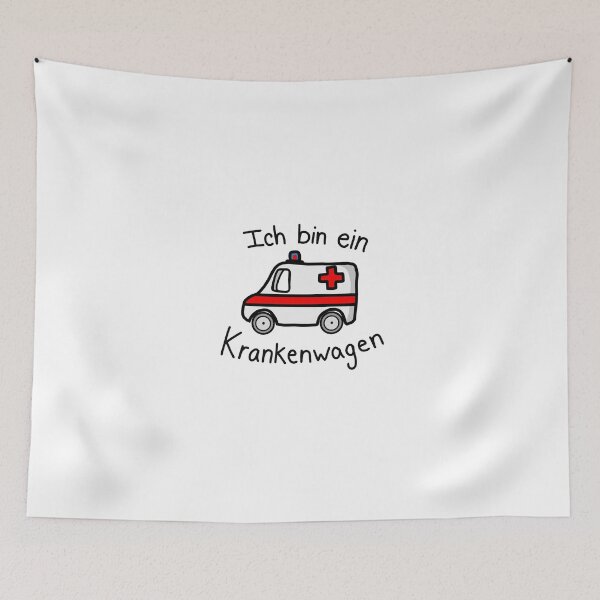 Item preview, Ich bin ein Krankenwagen  designed and sold by simonescha.