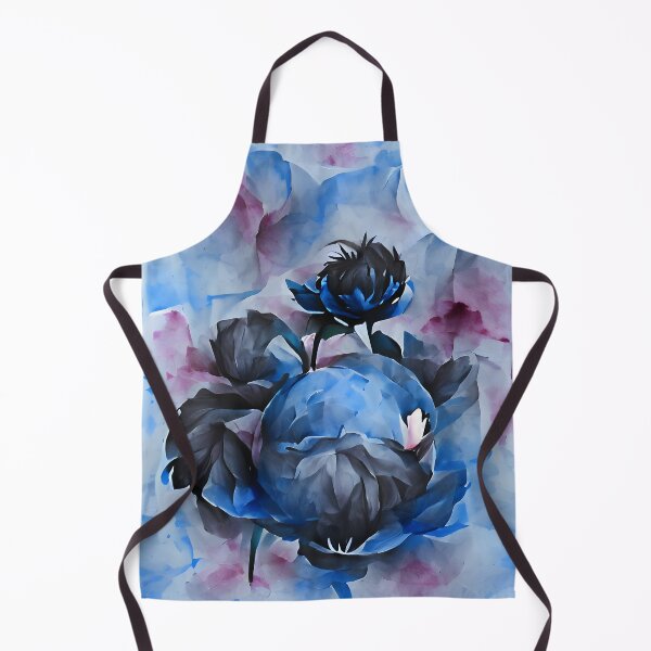 Item preview, Abstract Blue Peonies designed and sold by Sr-Javier.