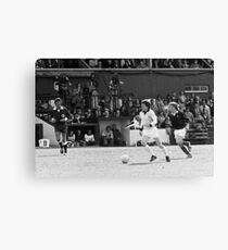 Retro Soccer 7 - old time TV Canvas Print