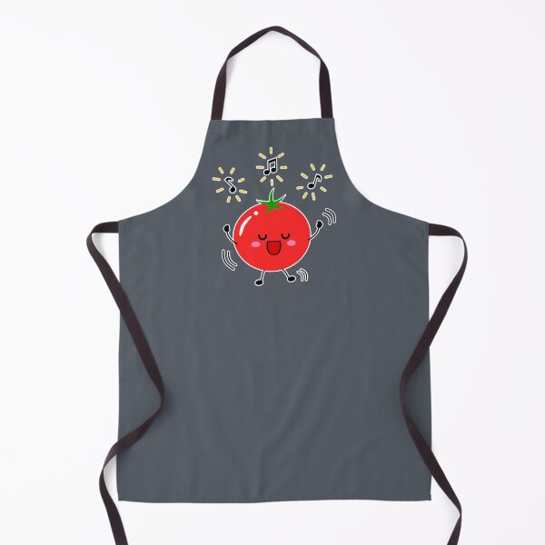 Item preview, Happy dancing tomato (Dark grey BG) designed and sold by mixMixtli.