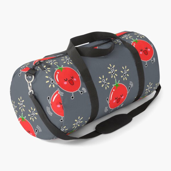 Item preview, Happy dancing tomato (Dark grey BG) designed and sold by mixMixtli.