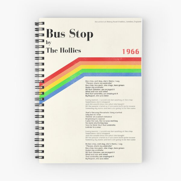 Item preview, Bus Stop by The Hollies Lyrics designed and sold by JoshDaBosh.