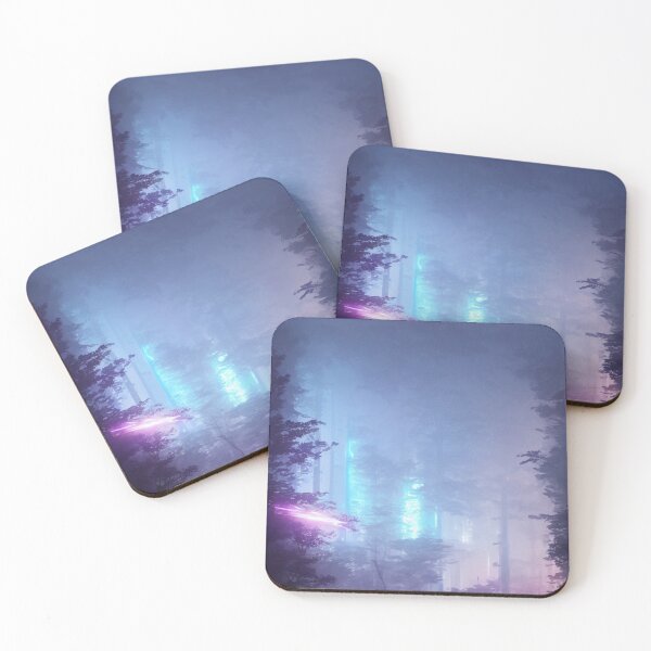 Item preview, Neon Lit Forest designed and sold by DesignerKin.