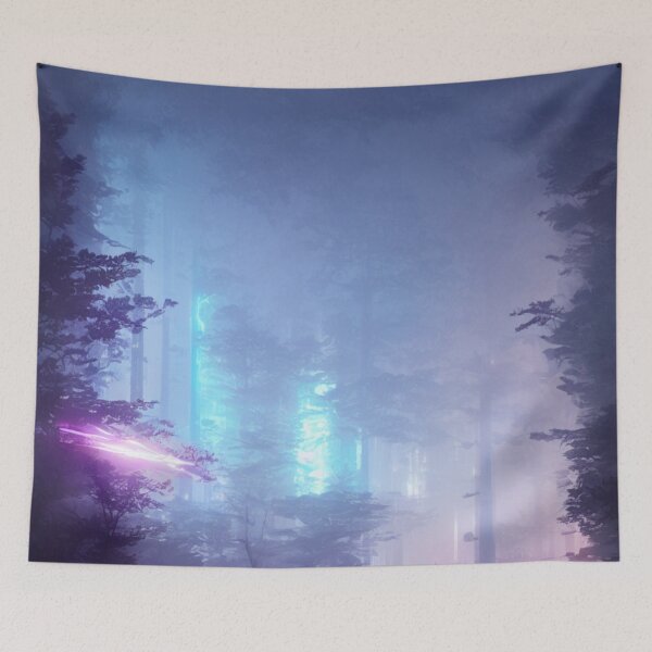 Item preview, Neon Lit Forest designed and sold by DesignerKin.