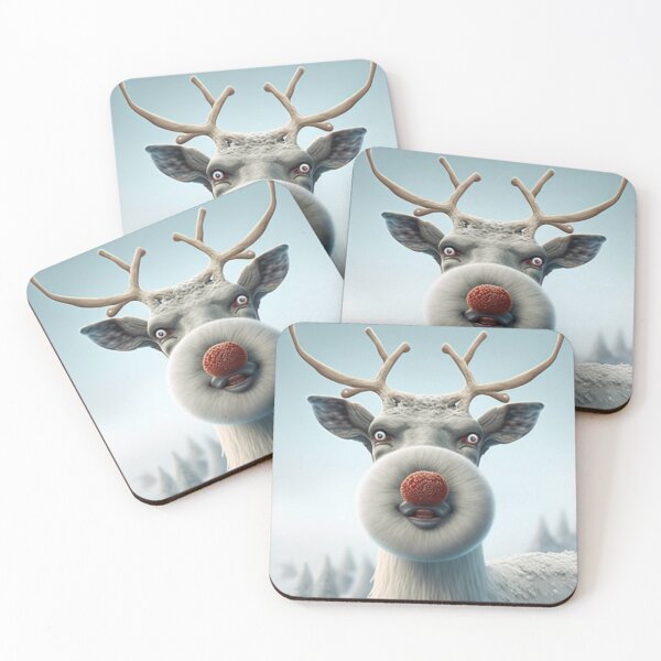 Item preview, Rudolph the Derp Nose Reindeer designed and sold by Midsized King.