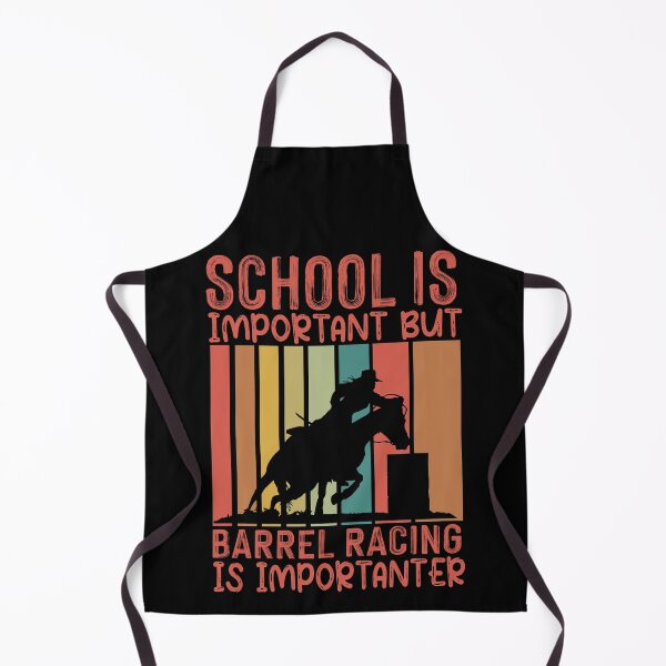 Artikelvorschau, Schule ist wichtig, aber Barrel Racing ist wichtiger - Barrel Racing Humor entworfen und verkauft von handsoftime2020.