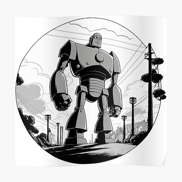 The Iron Giant Poster For Sale By Flowinglobe Redbubble 3894