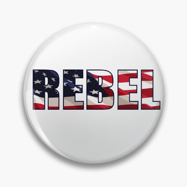 Item preview, American REBEL Red White Blue US Flag designed and sold by BlackGloveDsign.