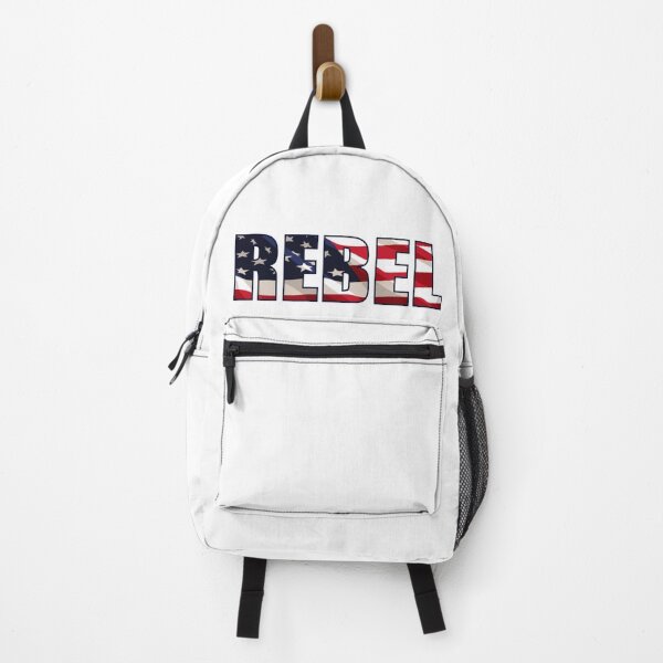 Item preview, American REBEL Red White Blue US Flag designed and sold by BlackGloveDsign.