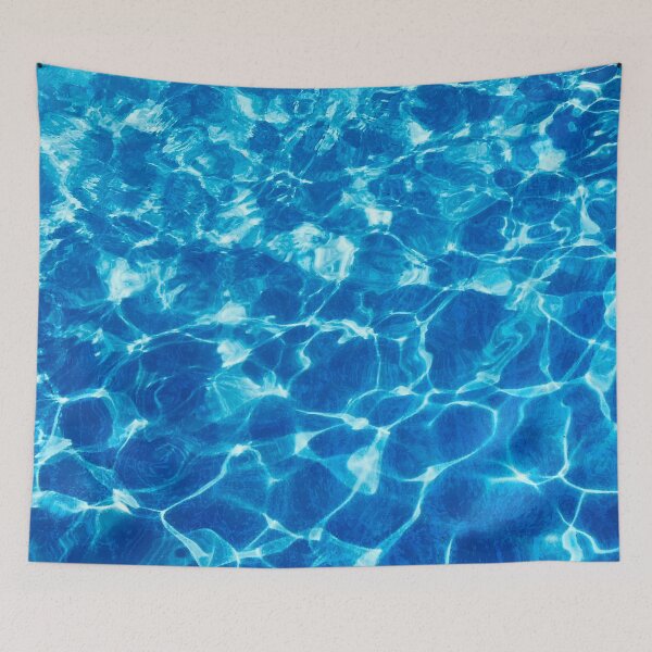 Item preview, Teal Blue Pond Reflections Abstract Artistic Photo designed and sold by DEC02.