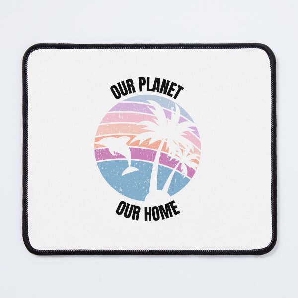 Item preview, Our Planet Out Home Dolphin Sea Turtle Plastic Ocean Red Tide Oil Waste designed and sold by DadJokeDescript.