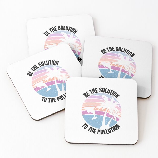 Item preview, Be The Solution To The Pollution Reef Ocean Sea Life Ecosystem Gift designed and sold by DadJokeDescript.