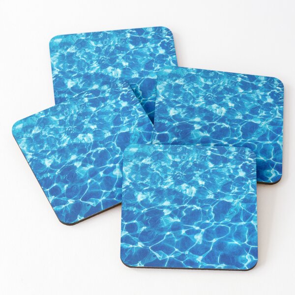 Item preview, Teal Blue Pond Reflections Abstract Artistic Photo designed and sold by DEC02.