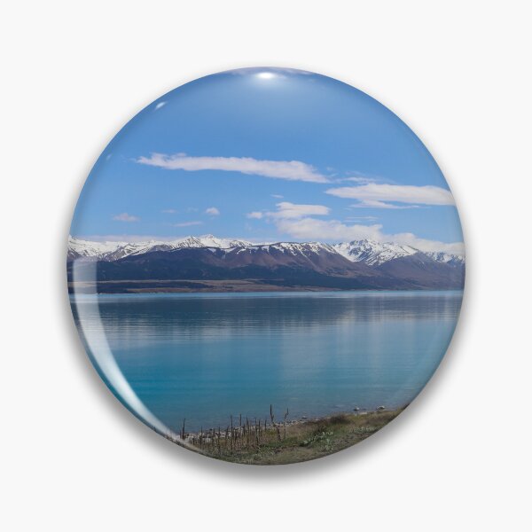 Item preview, Foto del lago Pukaki, Canterbury, Nueva Zelanda designed and sold by PhotoDesignNZ.