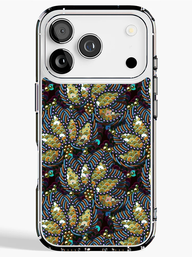 Thumbnail 1 of 5, iPhone Case, Sequins Pattern. designed and sold by Laces.