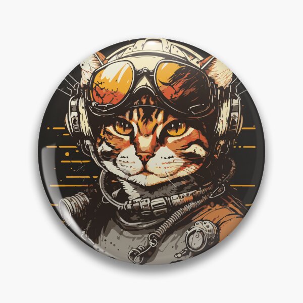 Item preview, The Pilot Cat designed and sold by fantasy-cats.
